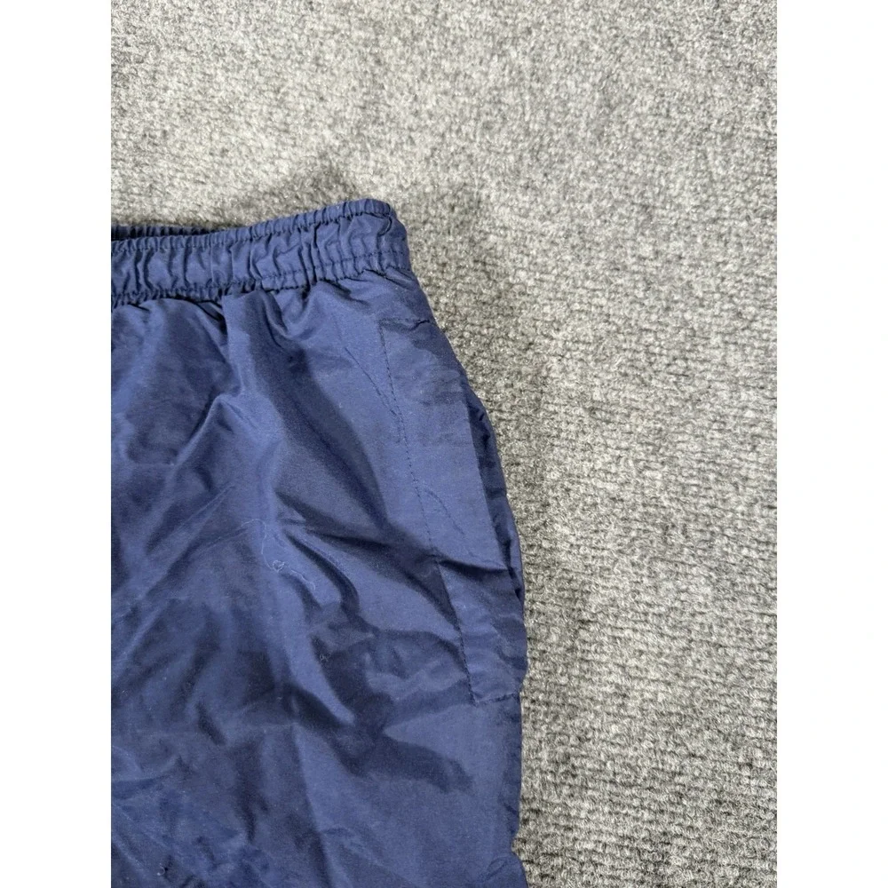 Vintage Nike Youth Large (14-16) Blue Lined Track Pants Zip Leg‎ Soccer Warm Up